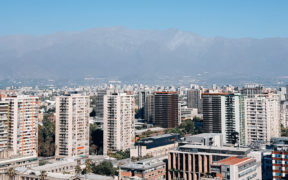 Santiago do Chile vista do Cerro Santa Lucía