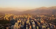 Vista do Sky Costanera em Santiago, Chile