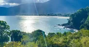 Vista da trilha entre as praias de Maresias e Paúba
