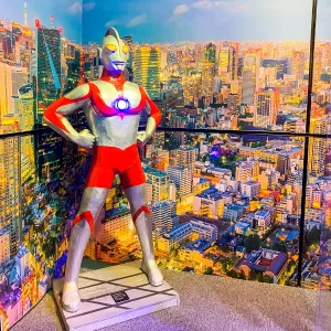 Ultraman do Museu da Imigração Japonesa, em São Paulo